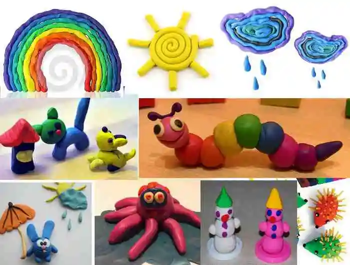 Поделки из пластилина для детей, что можно сделать из пластилина