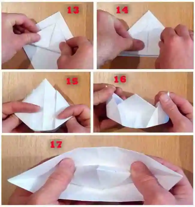 Кораблик из бумаги инструкция с фото