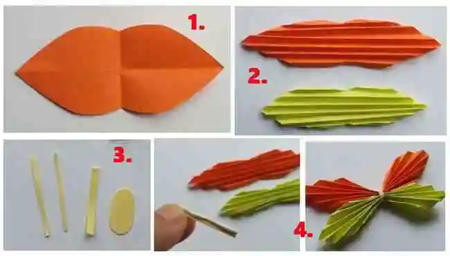 Как сделать бабочку из бумаги