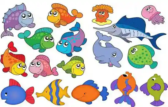 Раскраски рыб для детей распечатать