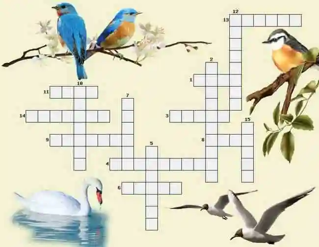Кроссворд «Перелетные птицы» с ответами