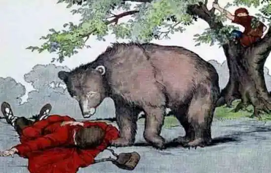 Два товарища и медведь